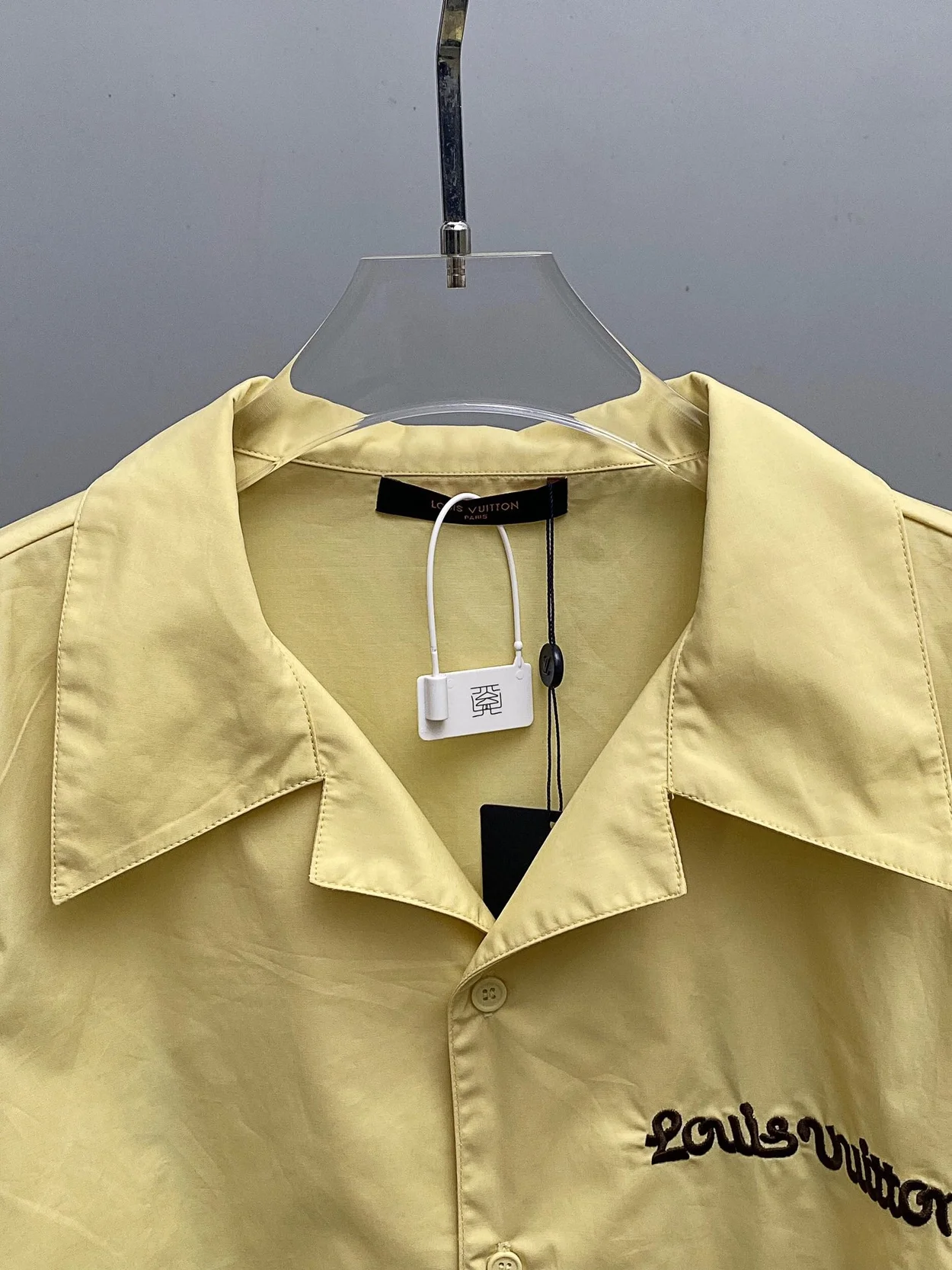 루이비통 엠브로이더리 숏 슬리브드 코튼 보울링 셔츠