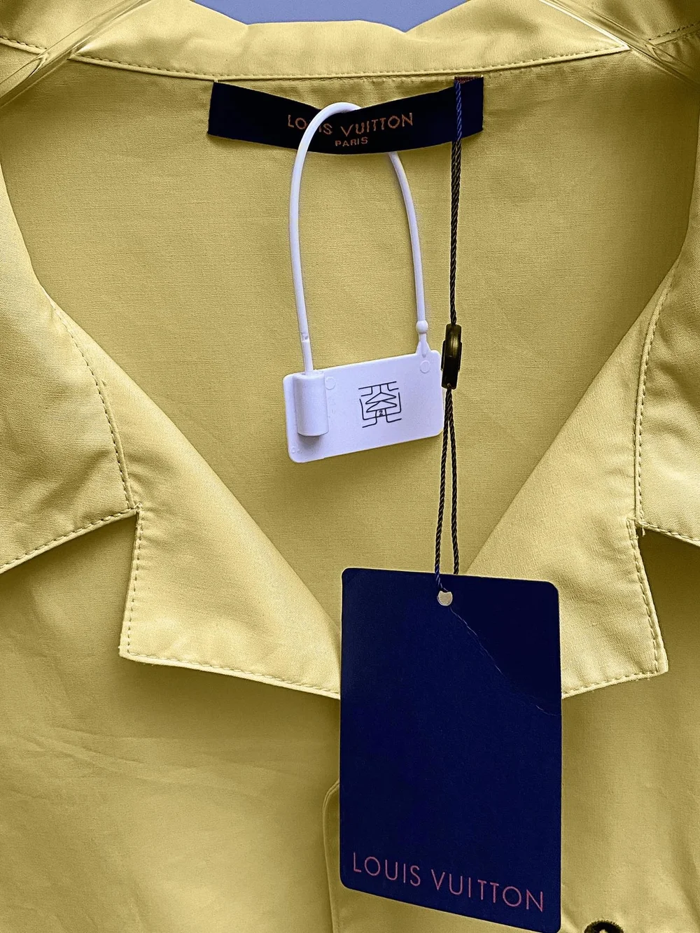 루이비통 엠브로이더리 숏 슬리브드 코튼 보울링 셔츠