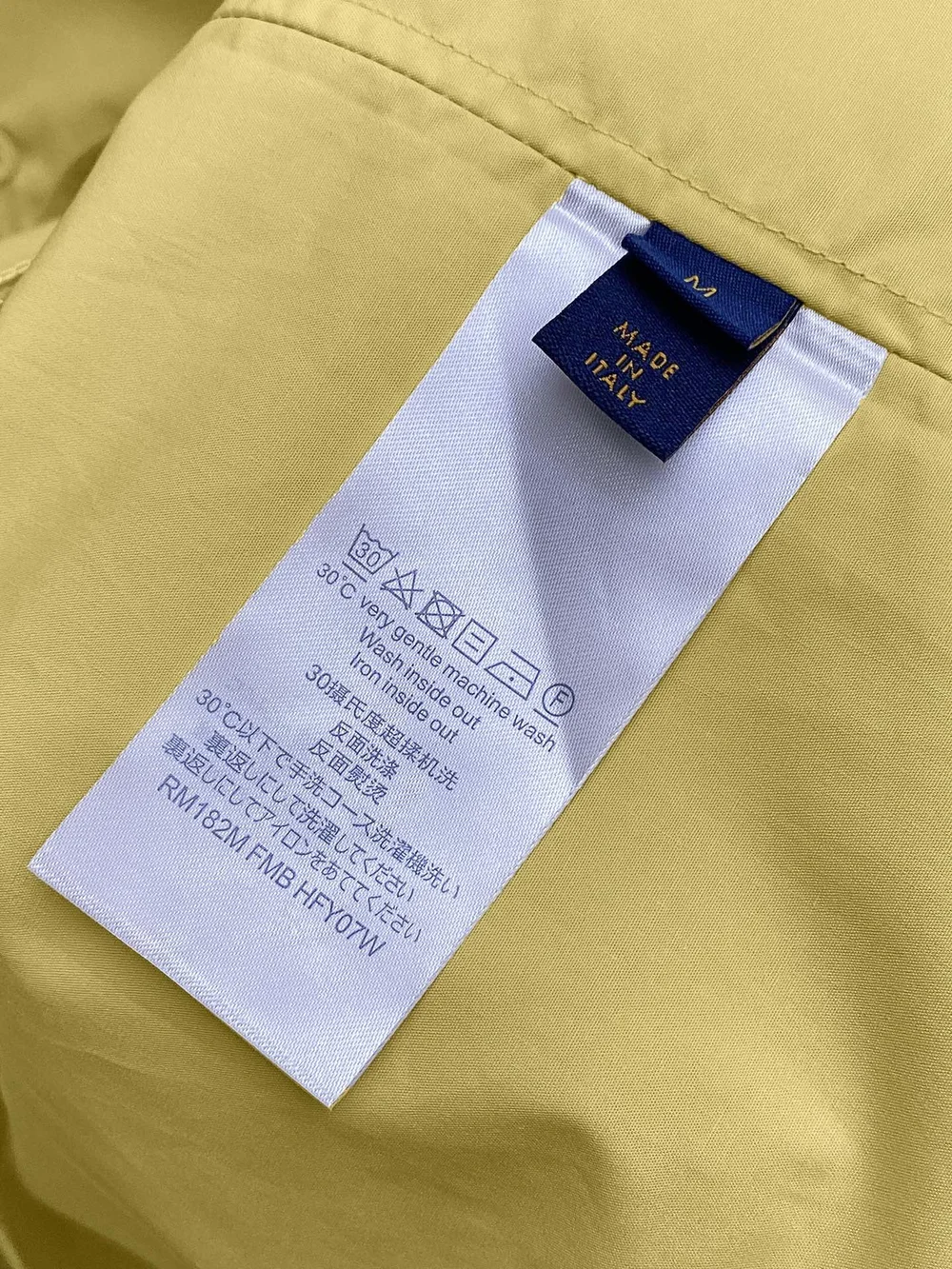 루이비통 엠브로이더리 숏 슬리브드 코튼 보울링 셔츠