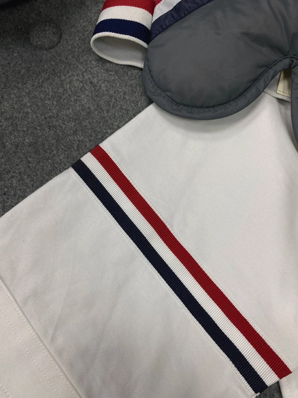 톰브라운 옥스포드 암밴드 숏 슬리브 셔츠