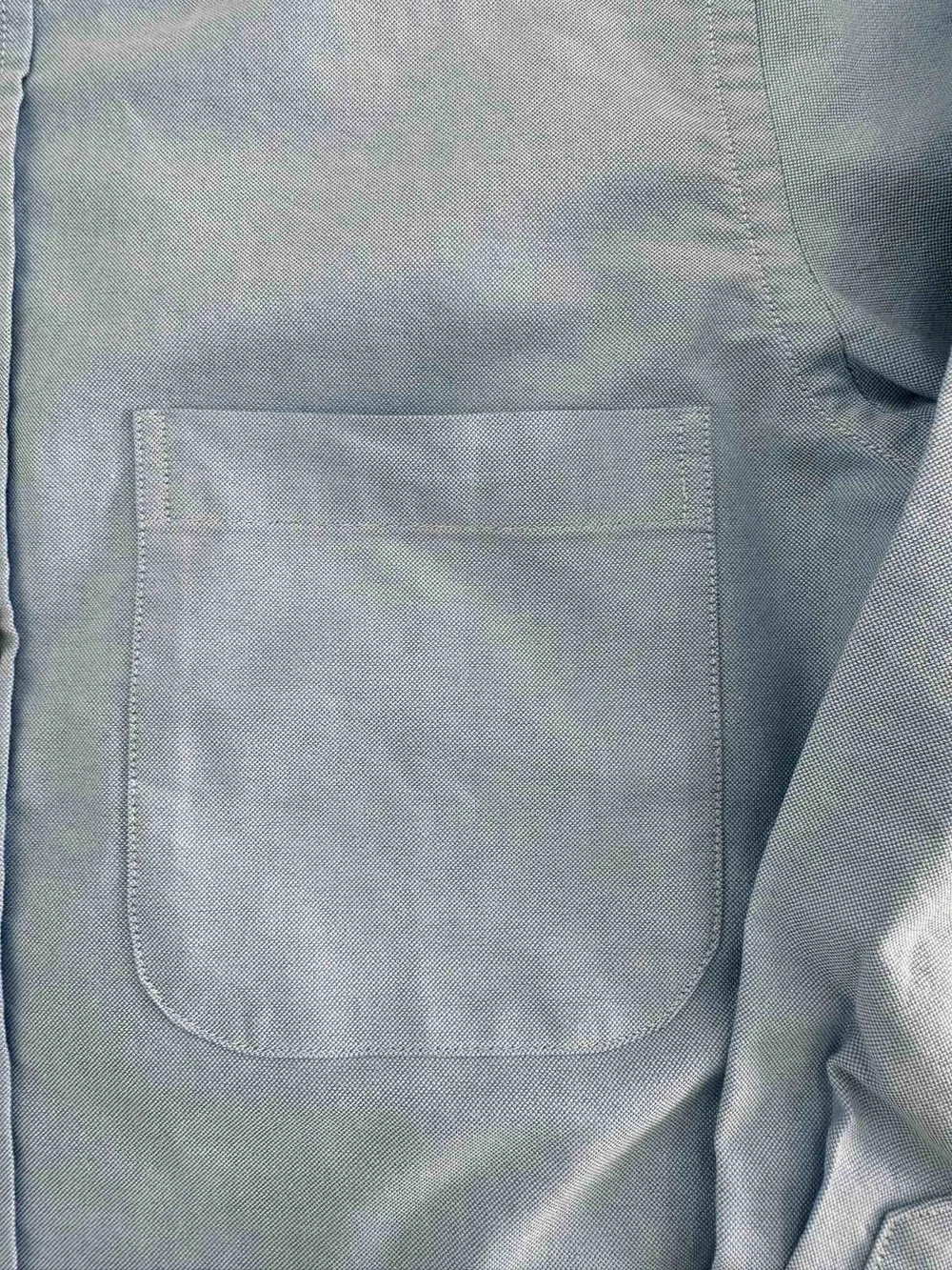 톰브라운 라이트 블루 옥스포드 그로그랭 암밴드 셔츠