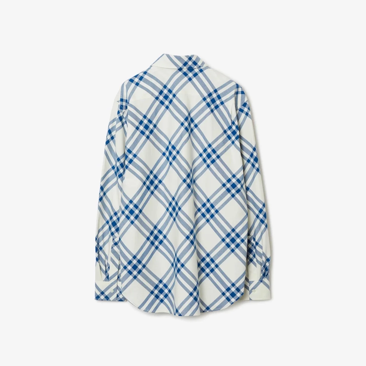 버버리 체크 코튼 셔츠