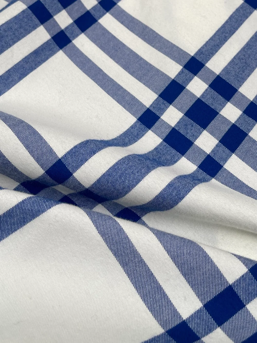 버버리 체크 코튼 셔츠