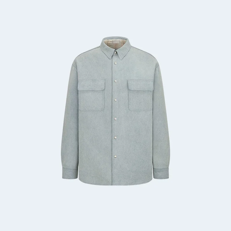 디올 꾸뛰르 리버스 셔츠 블루