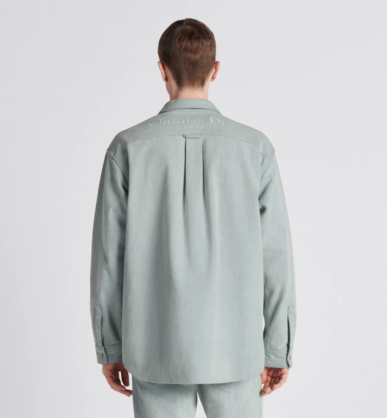 디올 꾸뛰르 리버스 셔츠 블루