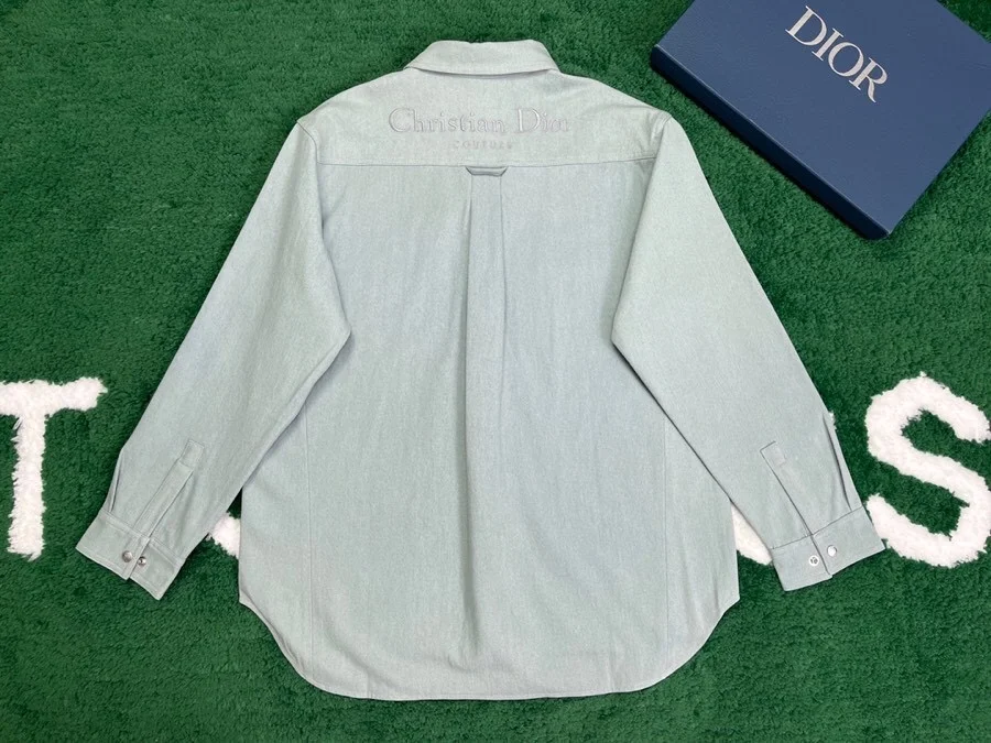 디올 꾸뛰르 리버스 셔츠 블루