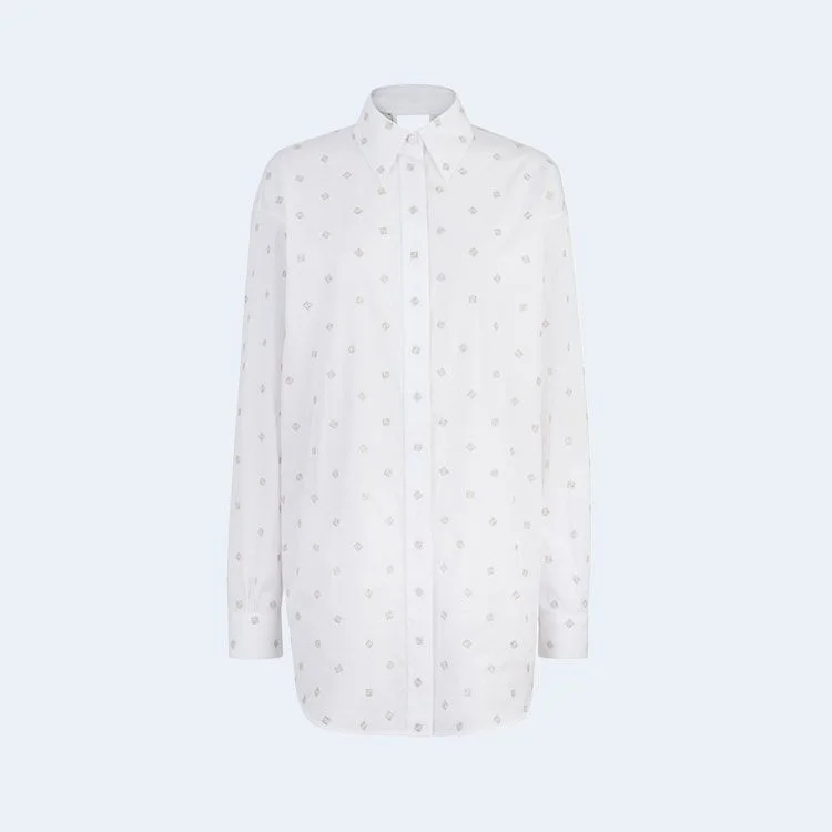 펜디 컷아웃 셔츠 드레스