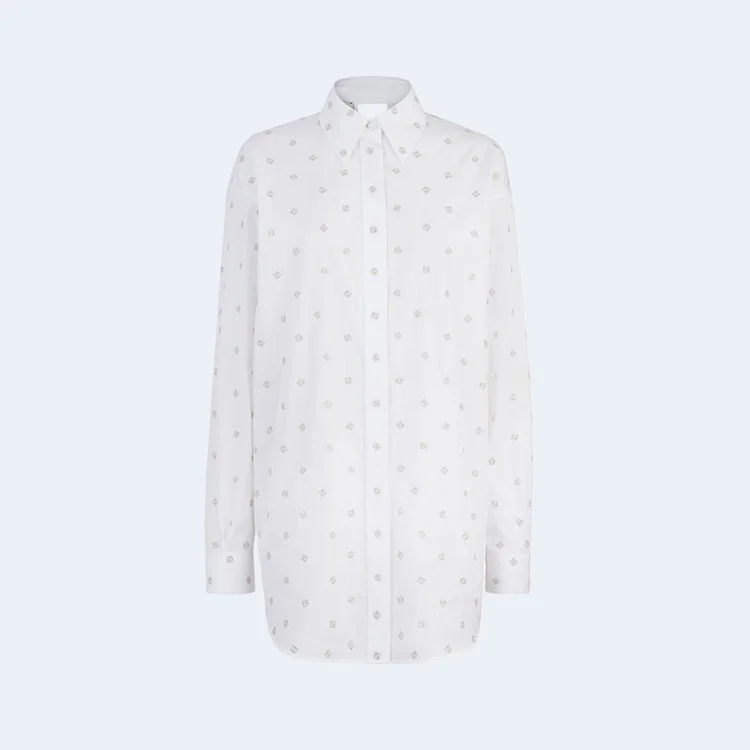 펜디 컷아웃 셔츠 드레스