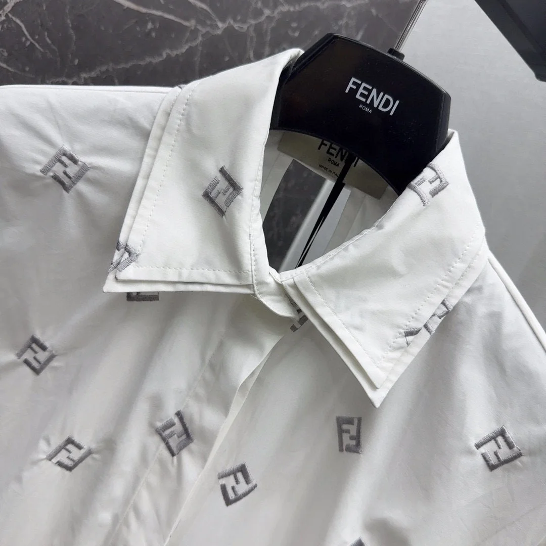 펜디 컷아웃 셔츠 드레스