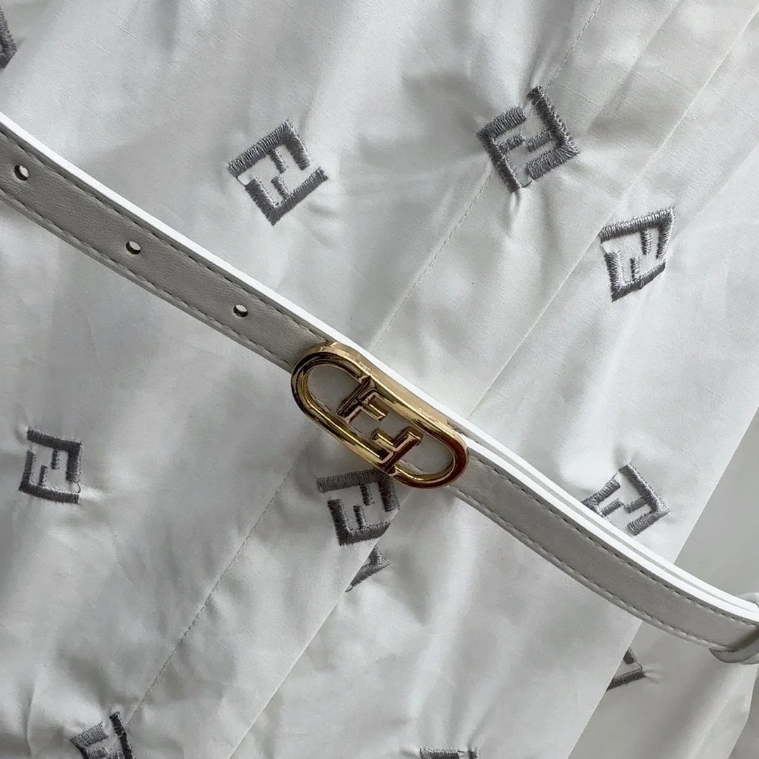 펜디 컷아웃 셔츠 드레스