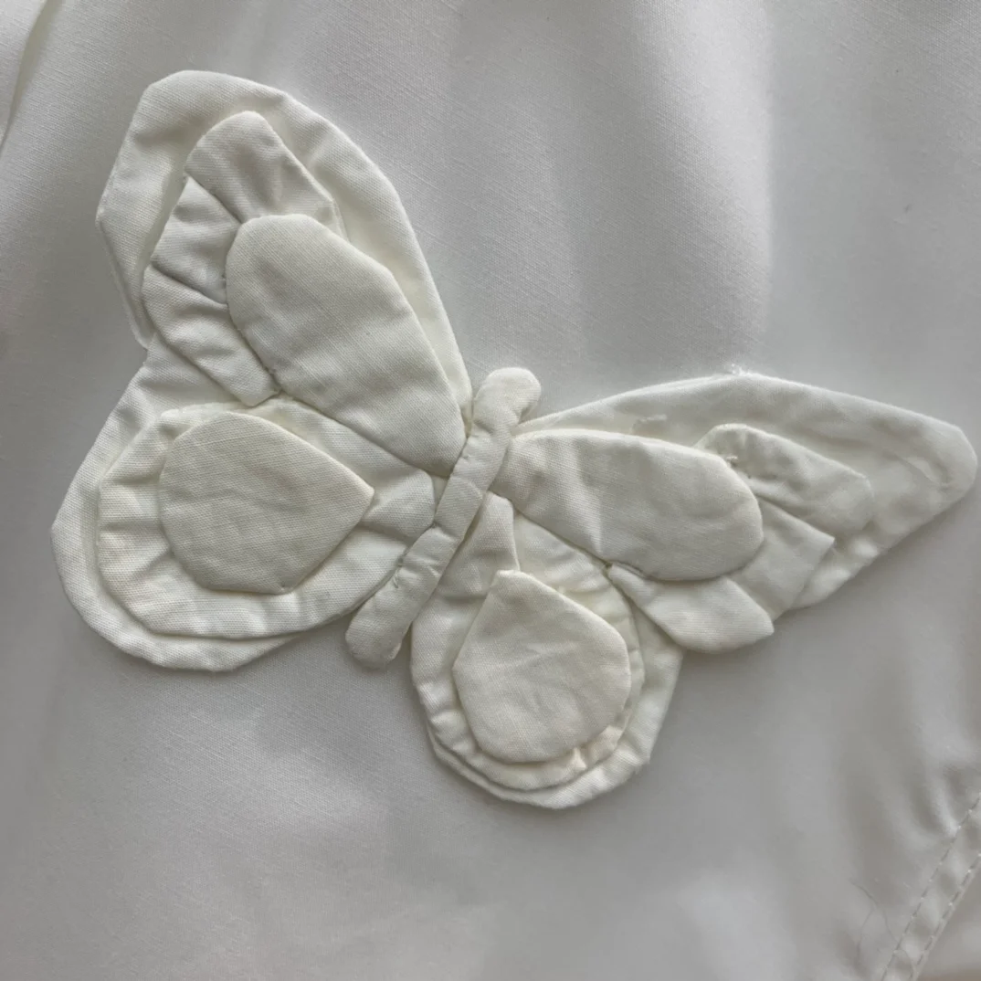 발렌티노 버터플라이 아플리케 셔츠