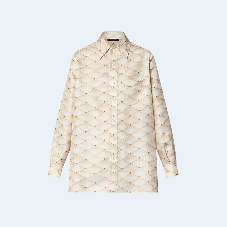 루이비통 3D 말레타주 프린트 파자마 셔츠 1AFFYE