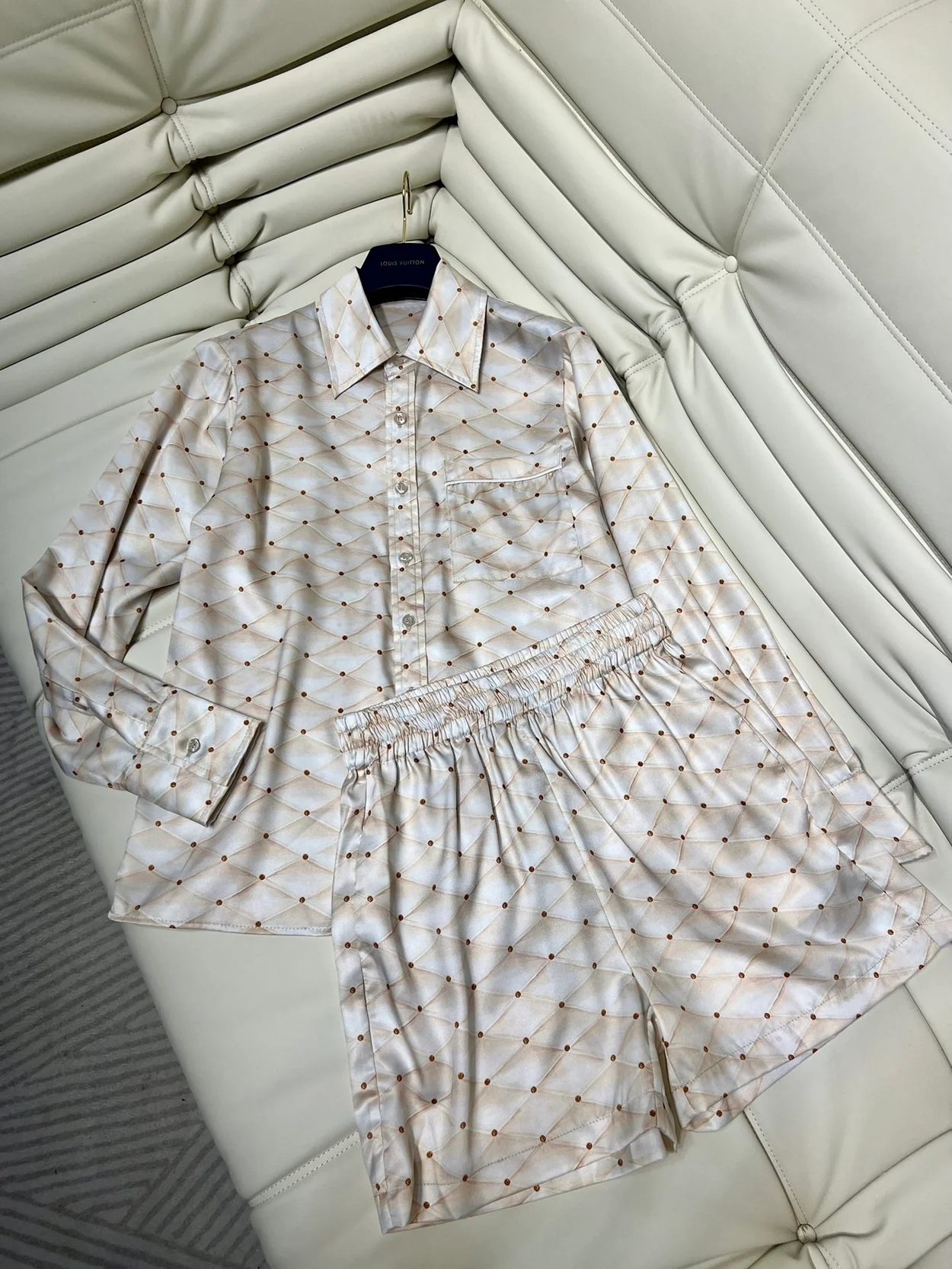 루이비통 3D 말레타주 프린트 파자마 셔츠 1AFFYE