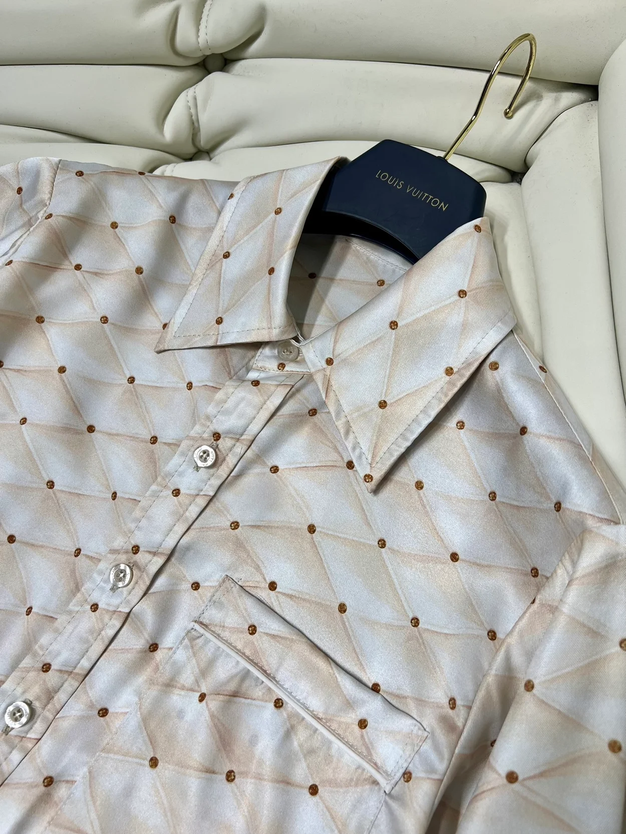 루이비통 3D 말레타주 프린트 파자마 셔츠 1AFFYE