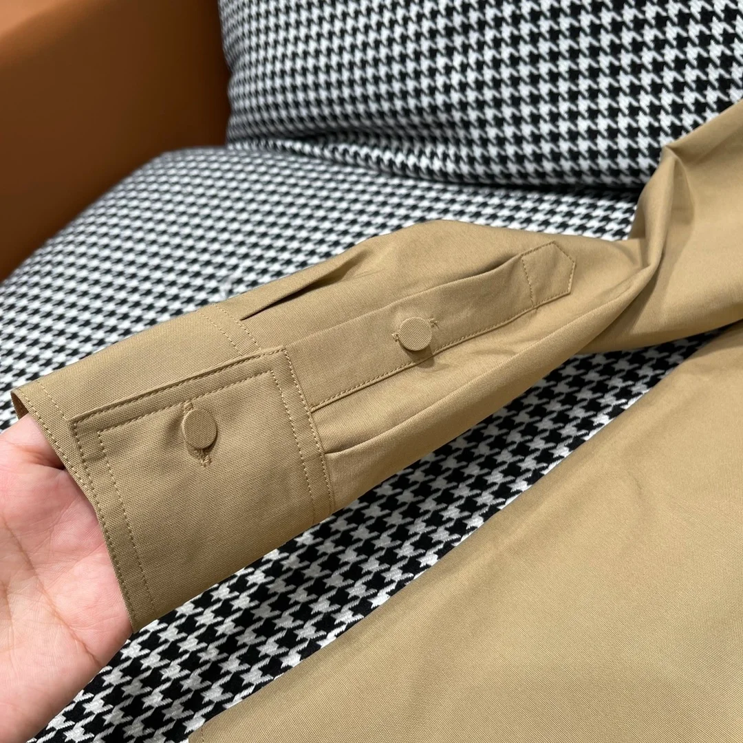 발렌티노 스트레치 코튼 캔버스 오버셔츠