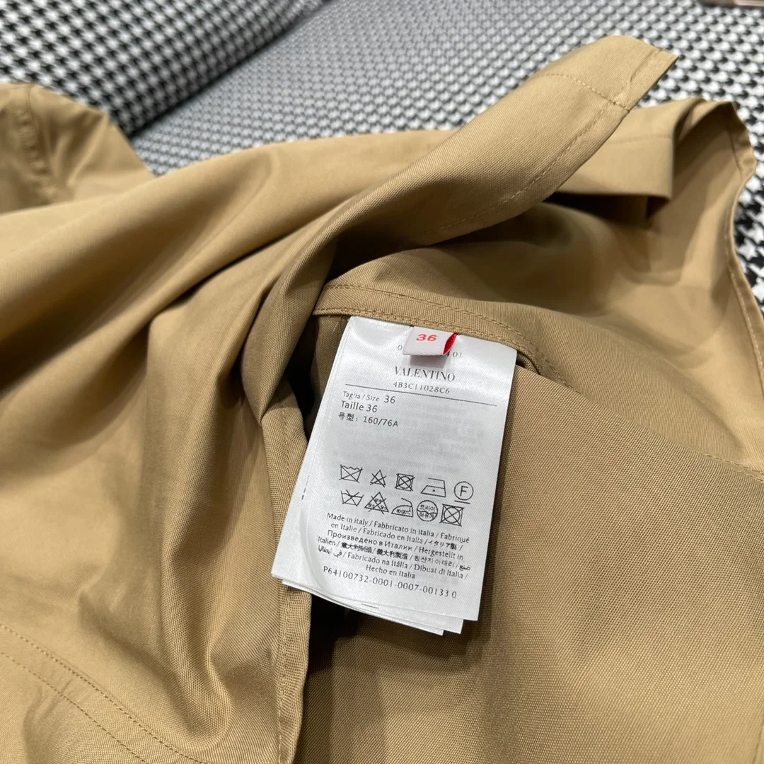 발렌티노 스트레치 코튼 캔버스 오버셔츠