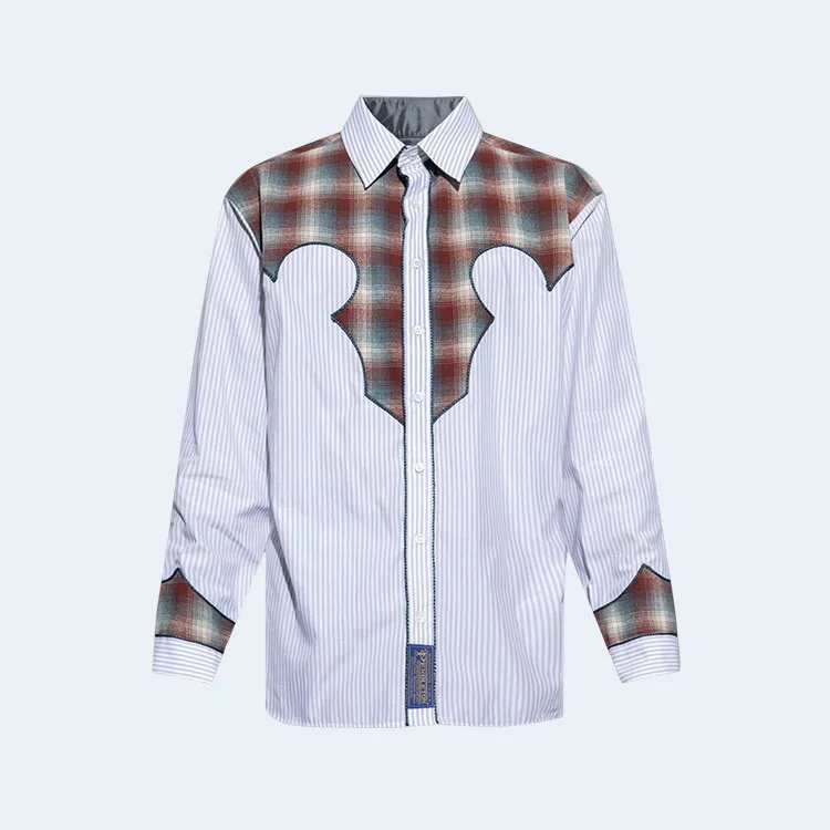메종 마르지엘라 패브릭 멀티컬러 셔츠