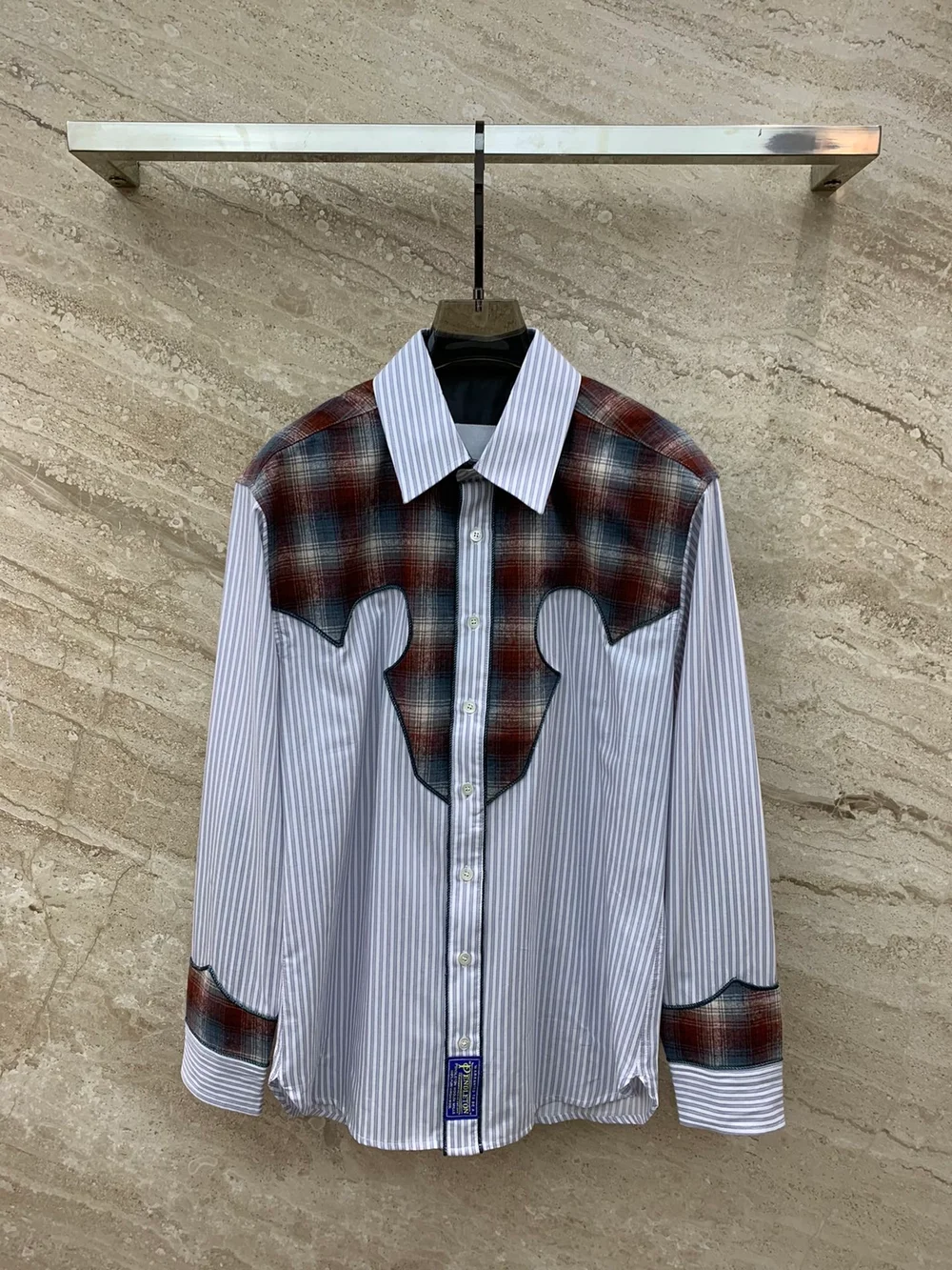 메종 마르지엘라 패브릭 멀티컬러 셔츠