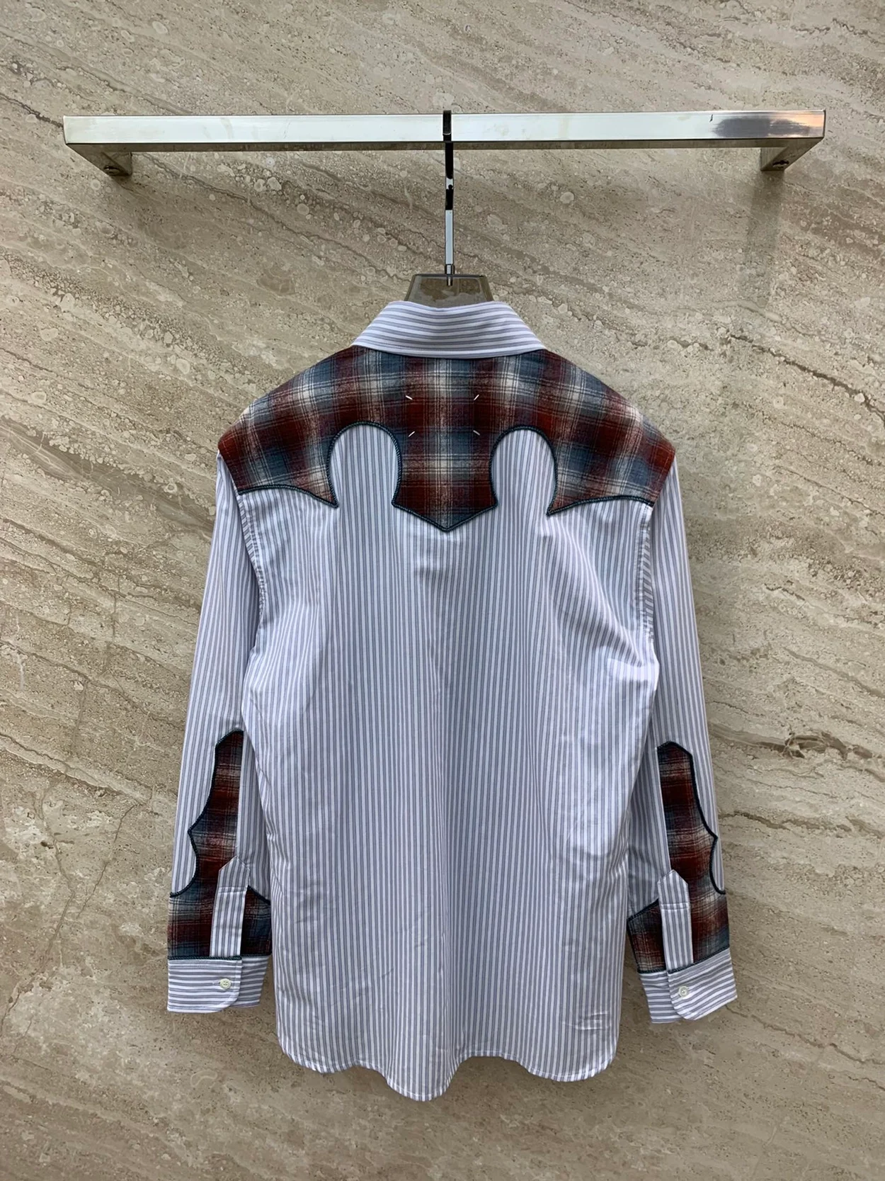 메종 마르지엘라 패브릭 멀티컬러 셔츠