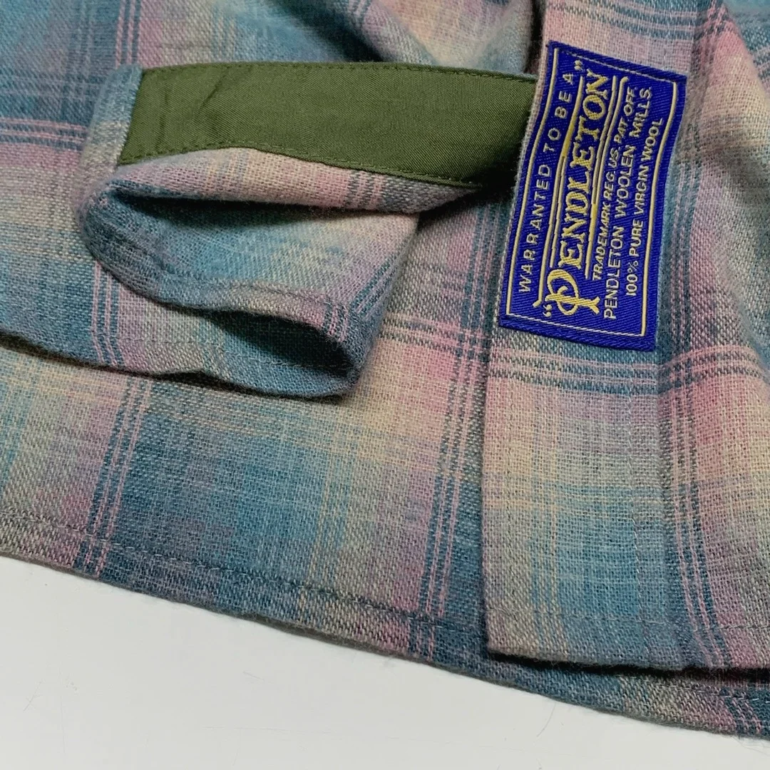 메종 마르지엘라 체크 울 셔츠