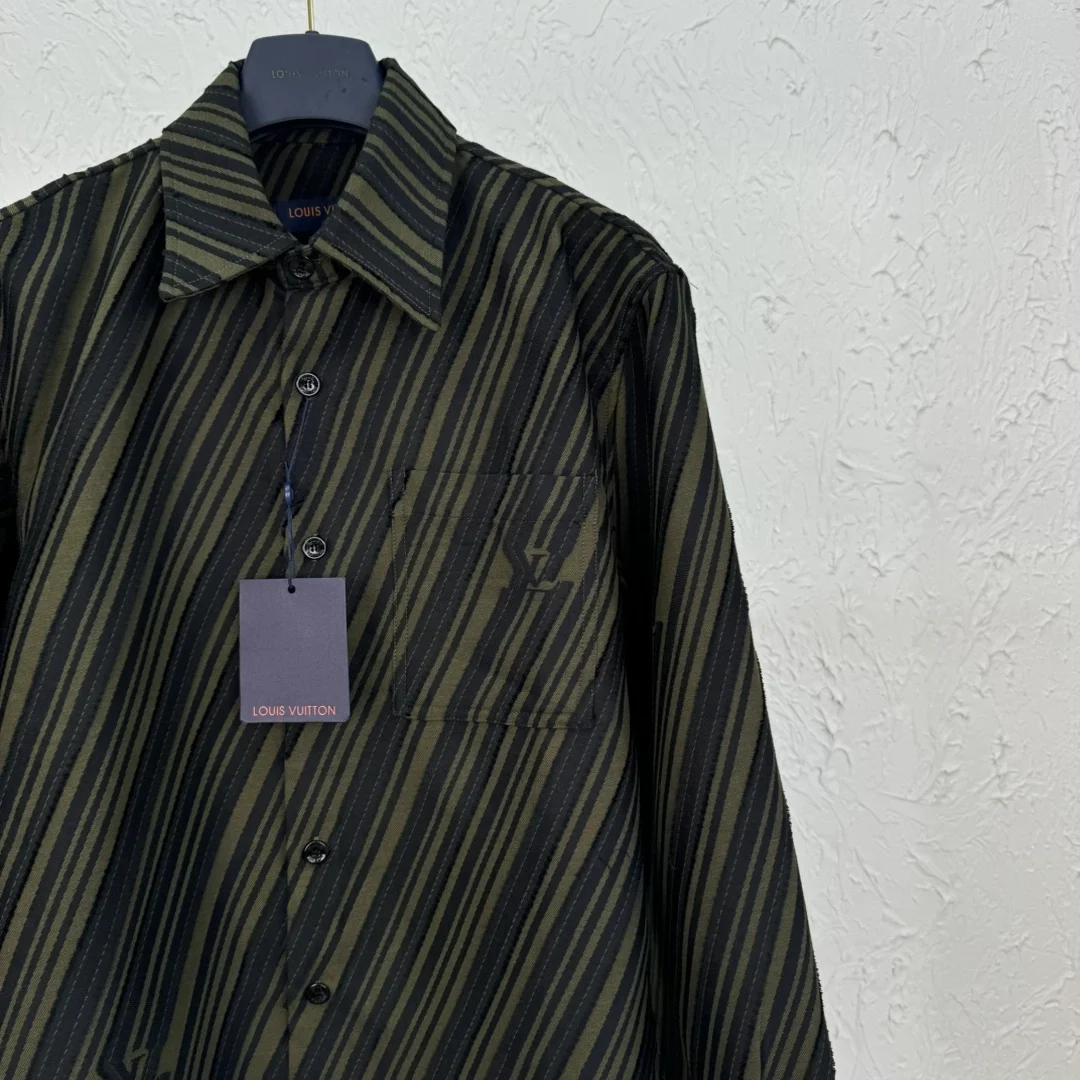 루이비통 코튼 자카드 셔츠 1AFAU5