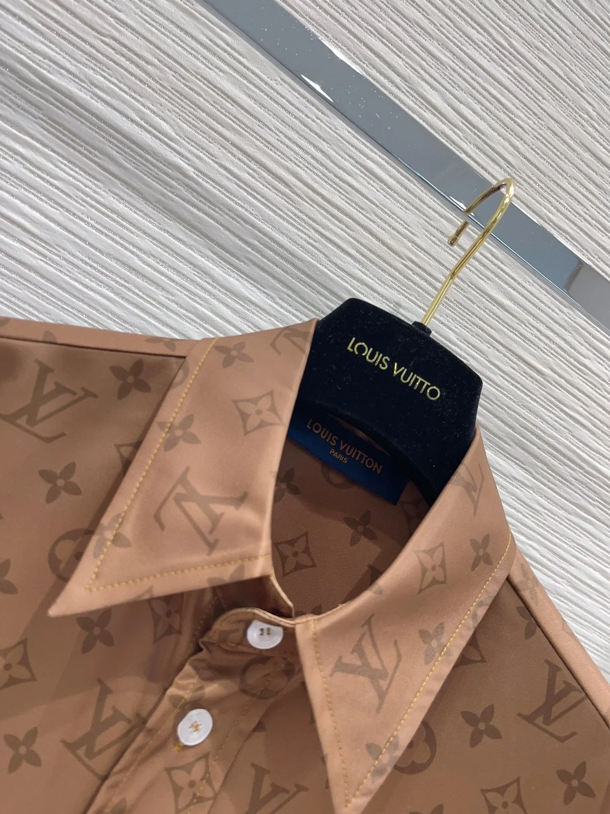 루이비통 모노그램 프린트 파자마 셔츠 1AFGW4