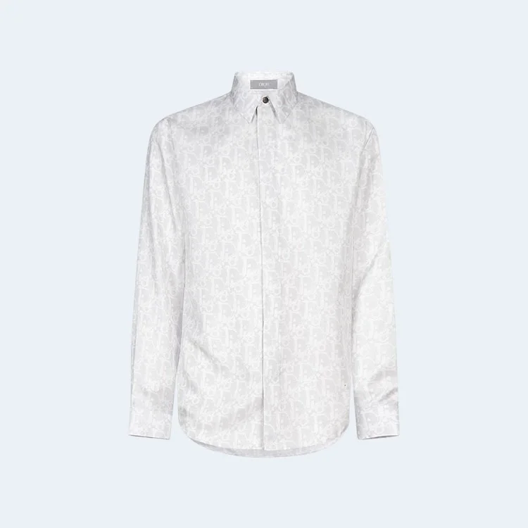 디올 오블리크 화이트 셔츠
