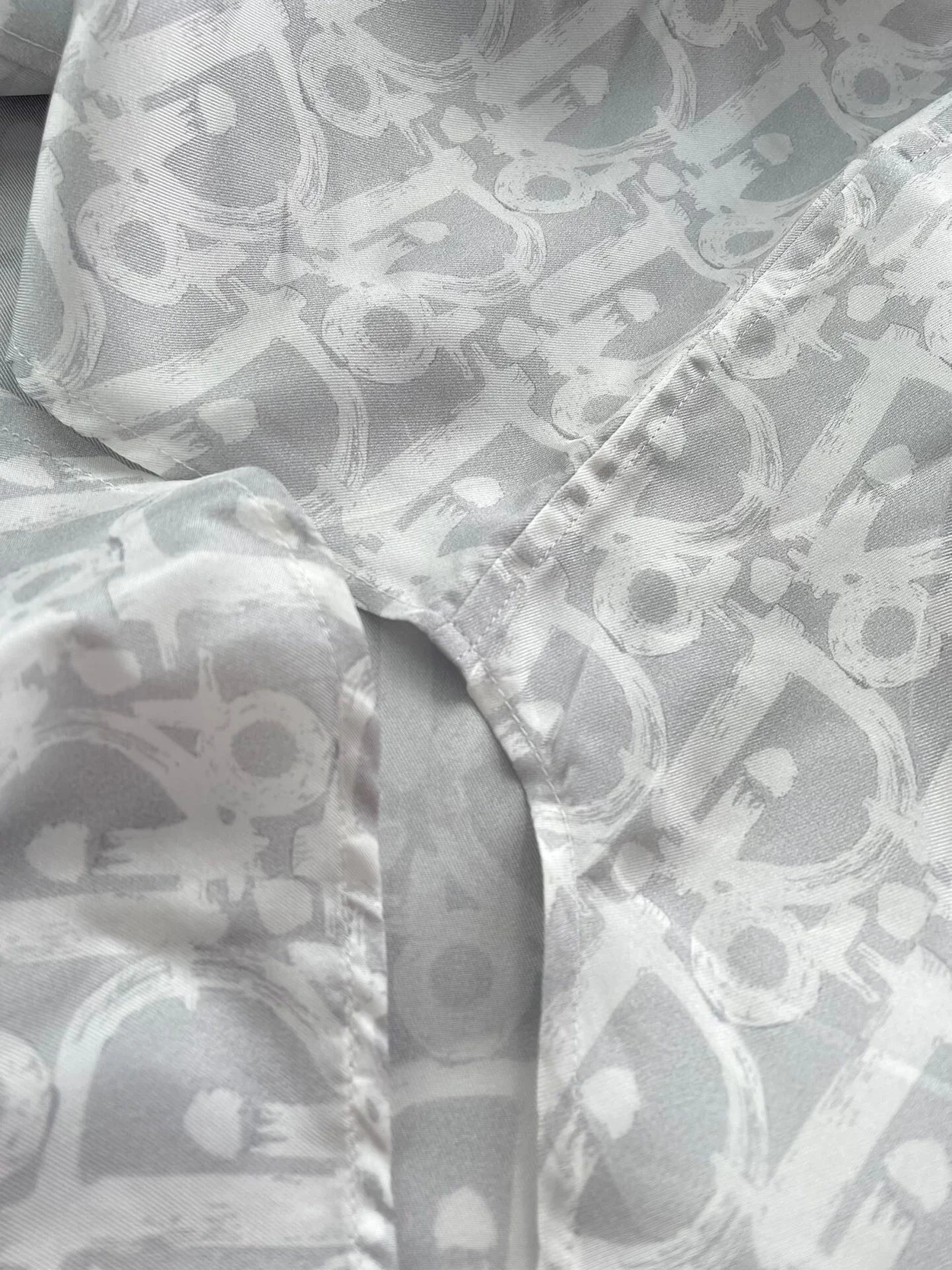 디올 오블리크 화이트 셔츠