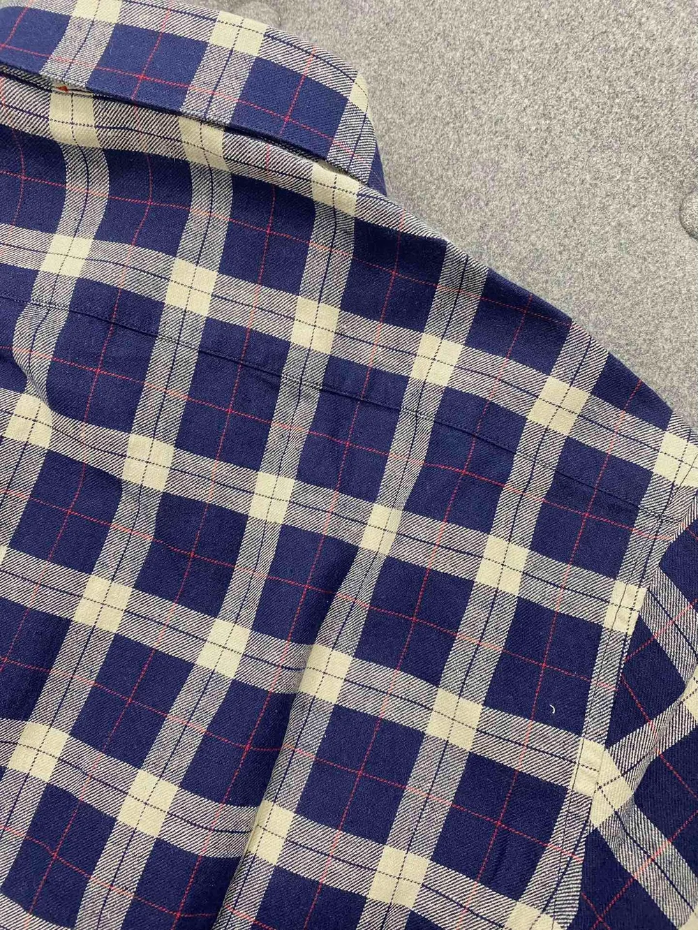 구찌 플레이드 체크 패턴 셔츠