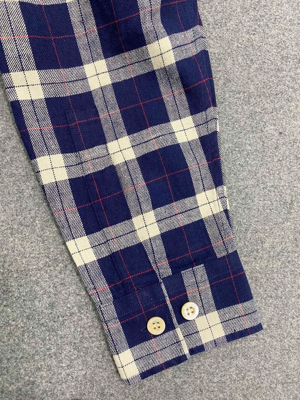 구찌 플레이드 체크 패턴 셔츠