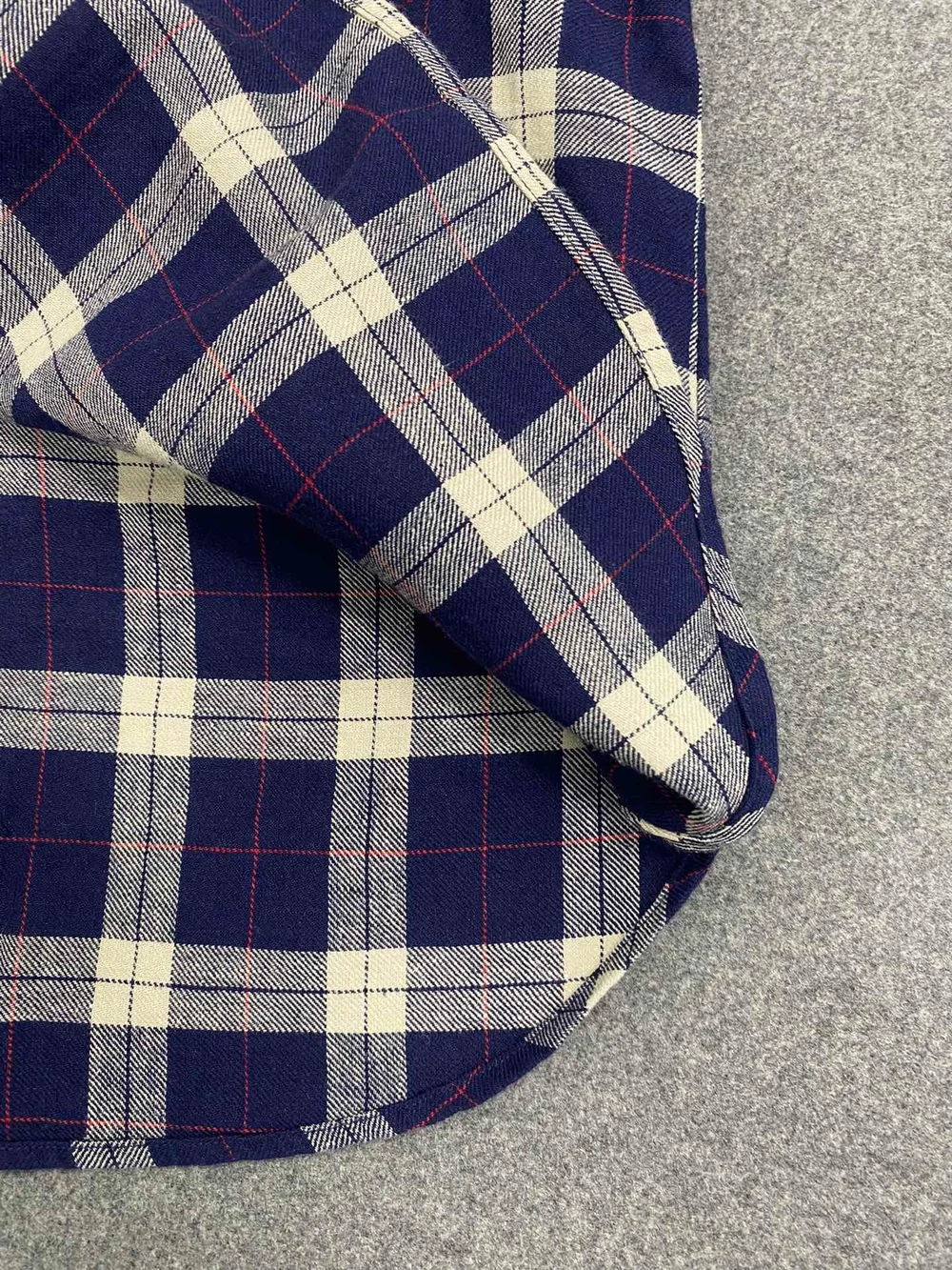 구찌 플레이드 체크 패턴 셔츠