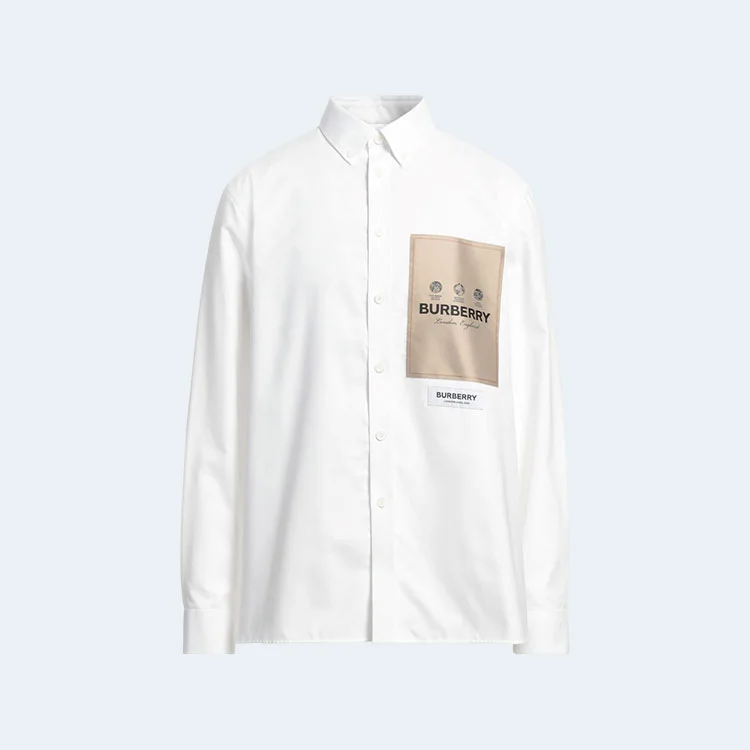버버리 코튼 트래포트 셔츠