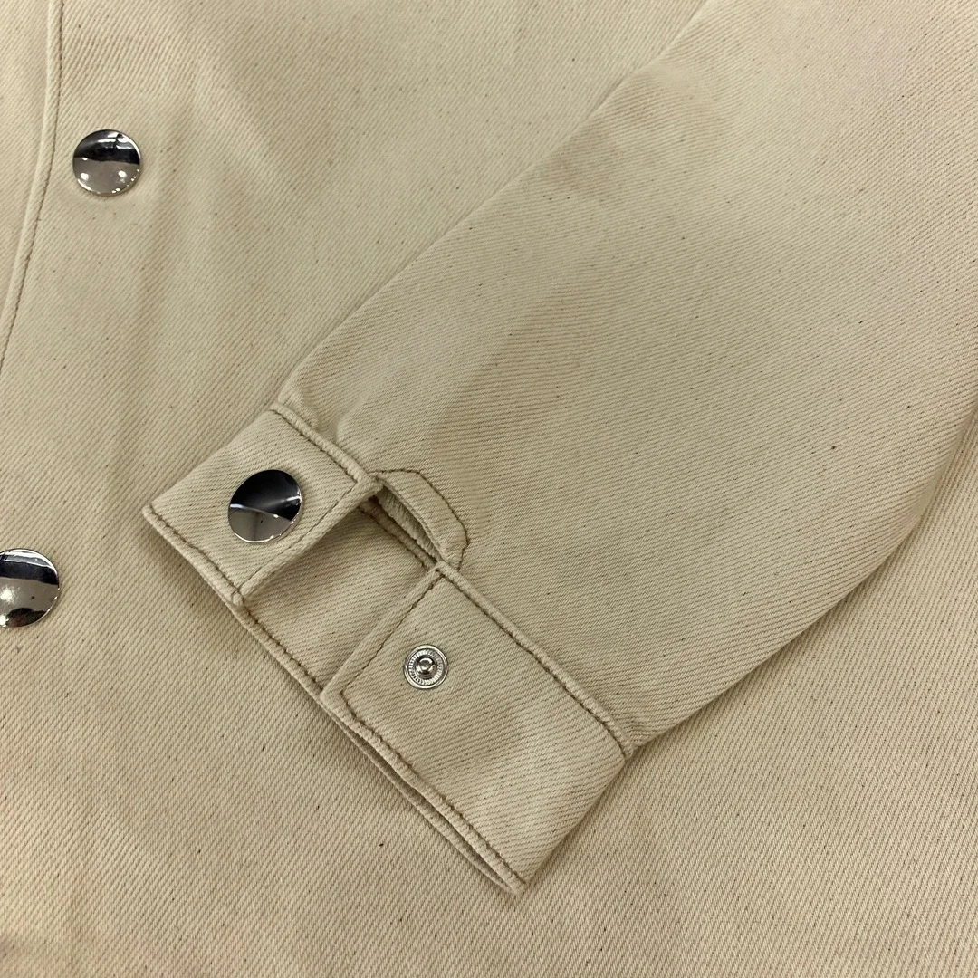 프라다 불 데님 셔츠 베이지