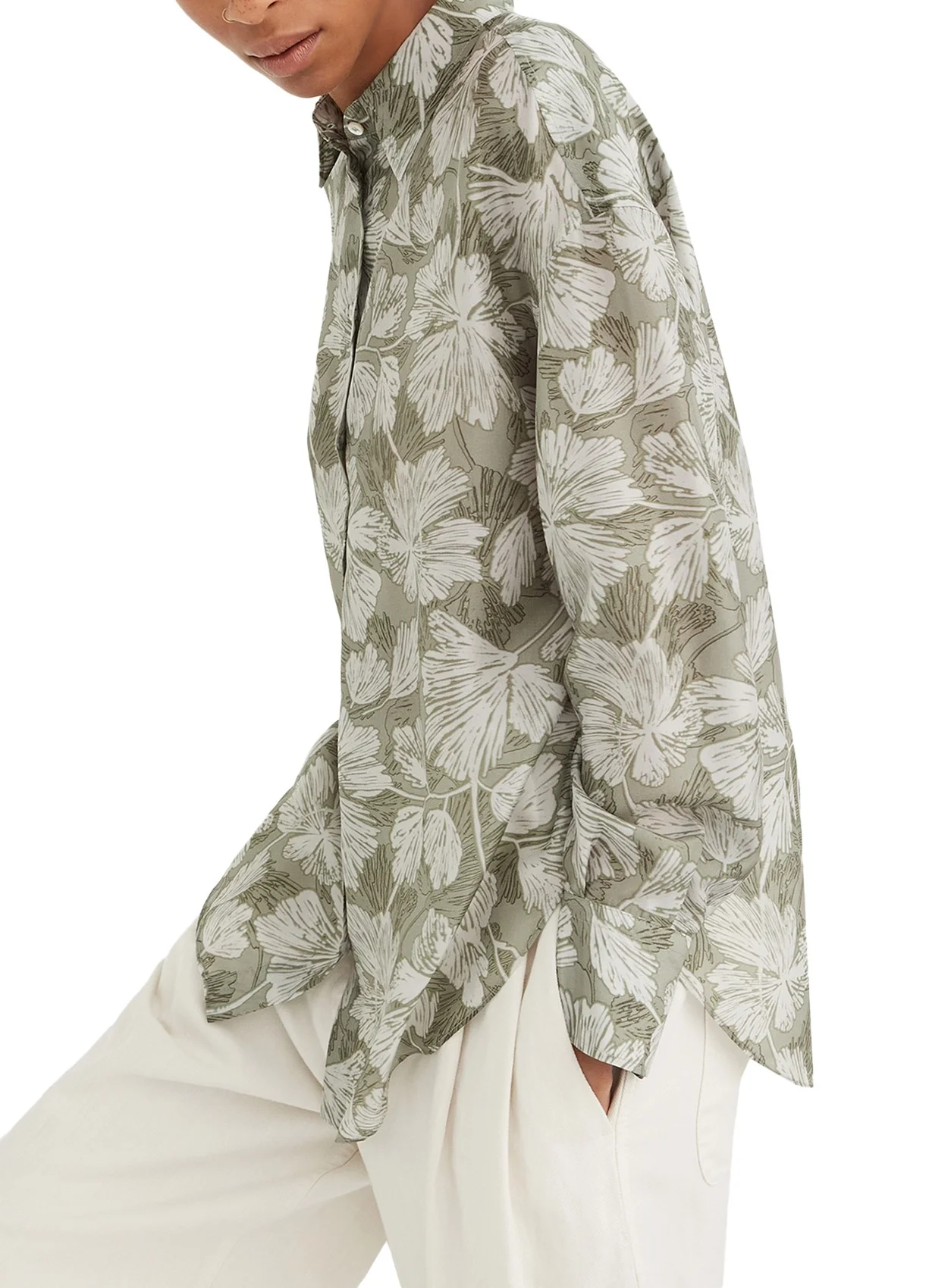 브루넬로 쿠치넬리 폰지 셔츠