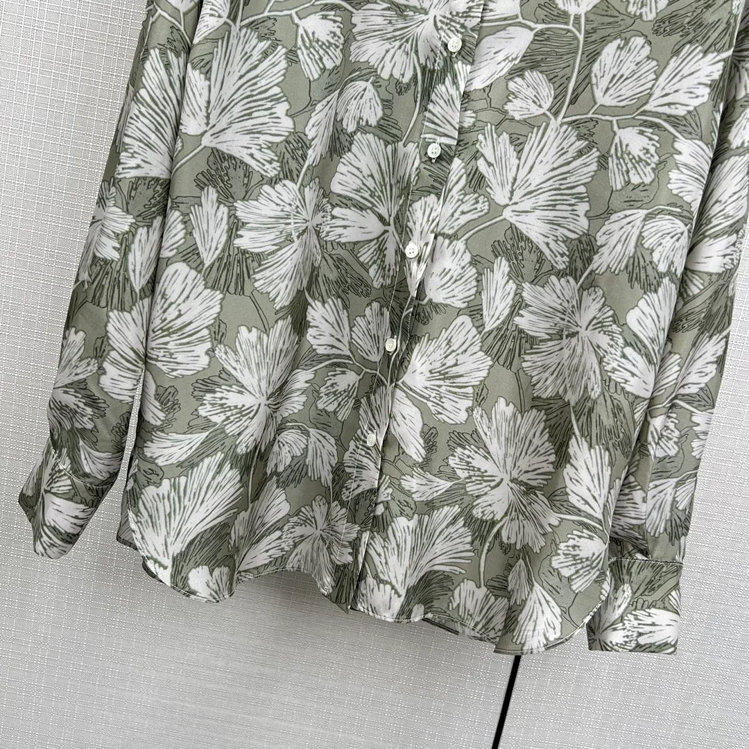 브루넬로 쿠치넬리 폰지 셔츠