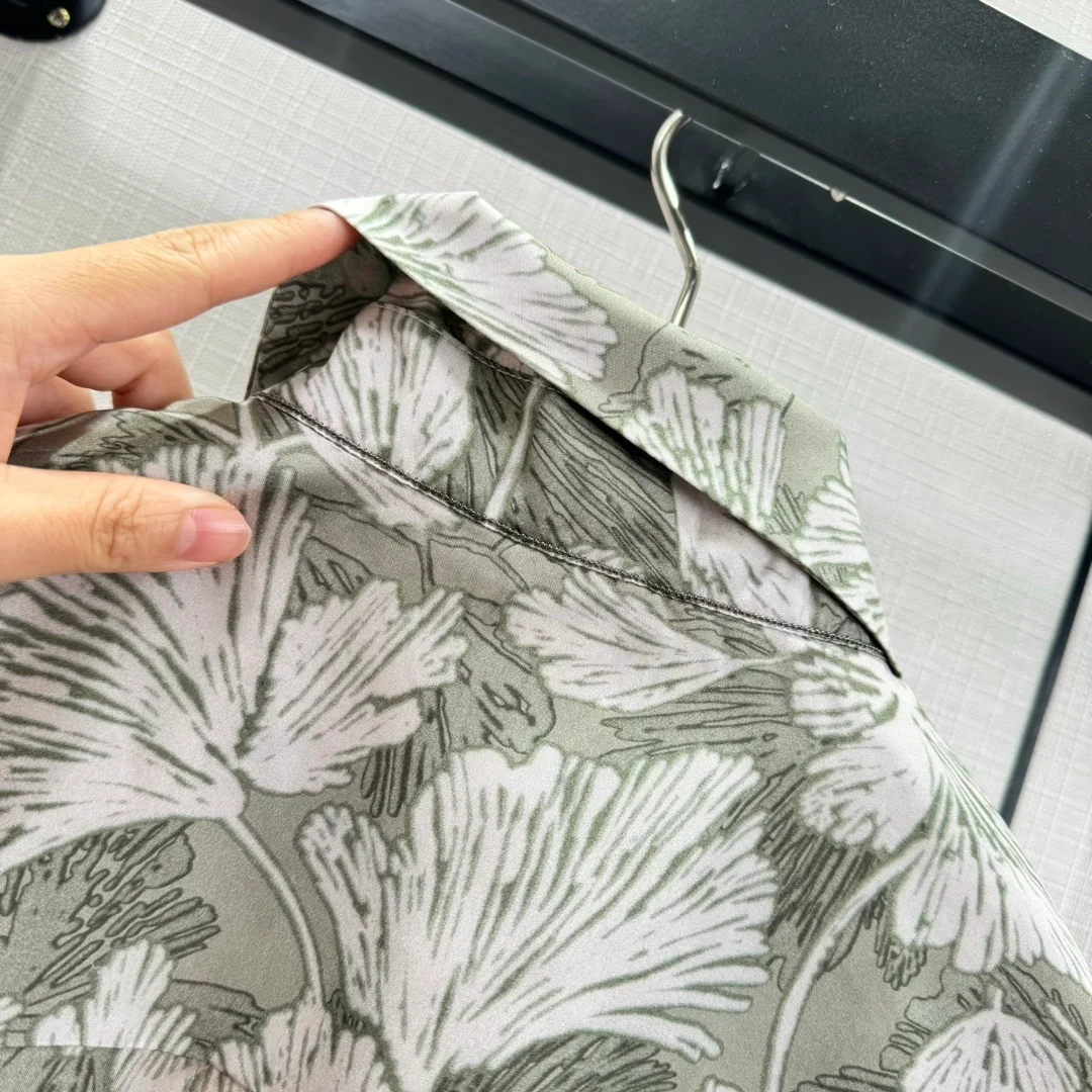 브루넬로 쿠치넬리 폰지 셔츠