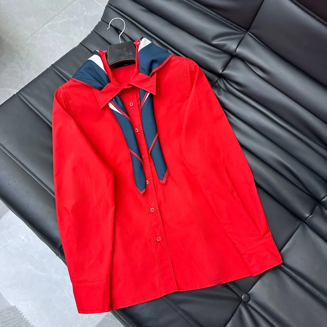 루이비통 트리컬러 모노그램 스카프 셔츠 1AC0CK