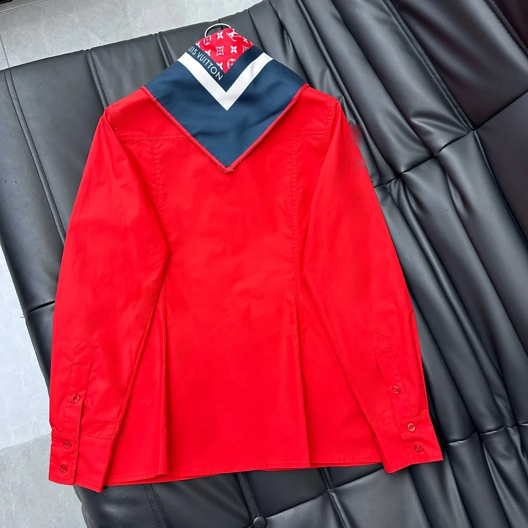 루이비통 트리컬러 모노그램 스카프 셔츠 1AC0CK