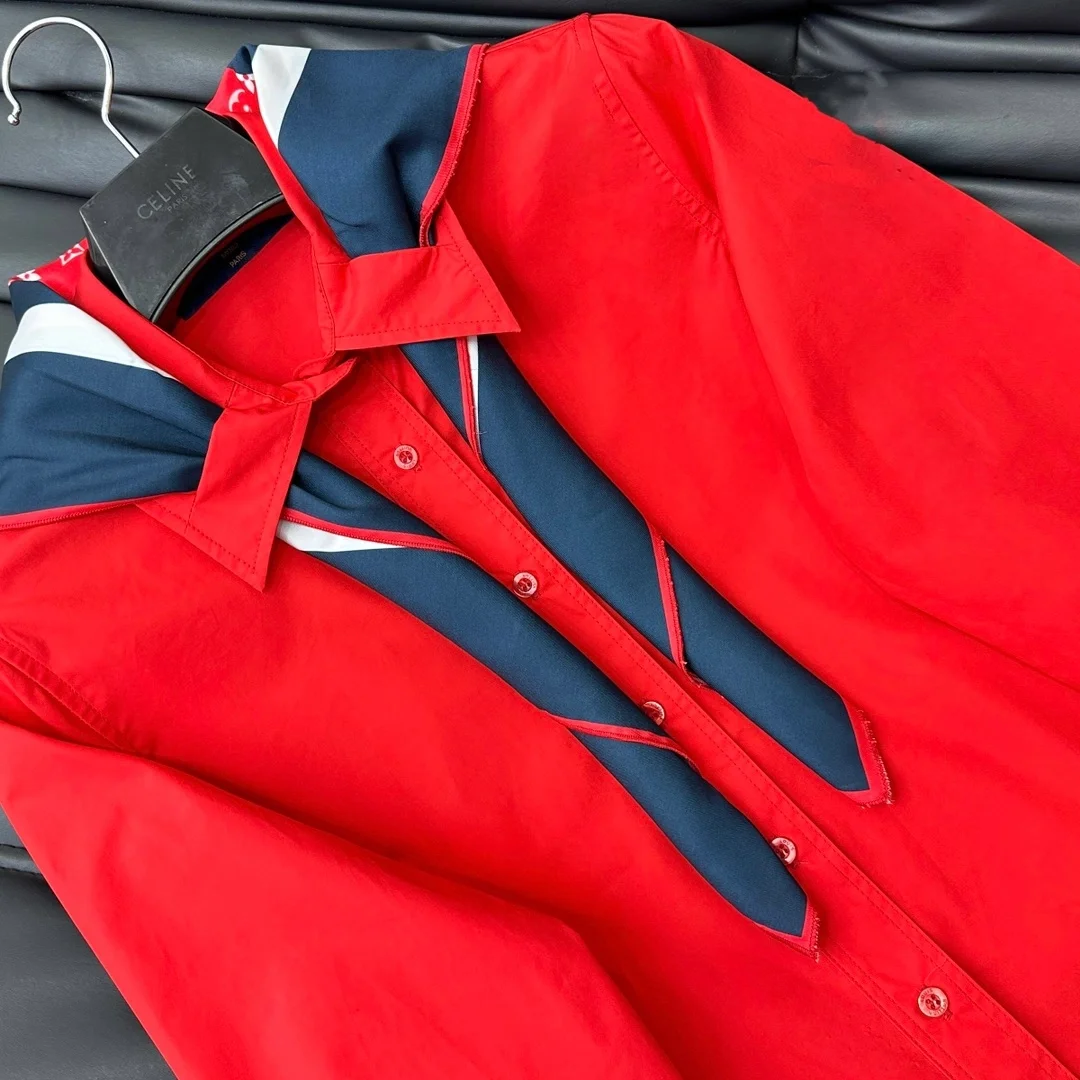 루이비통 트리컬러 모노그램 스카프 셔츠 1AC0CK