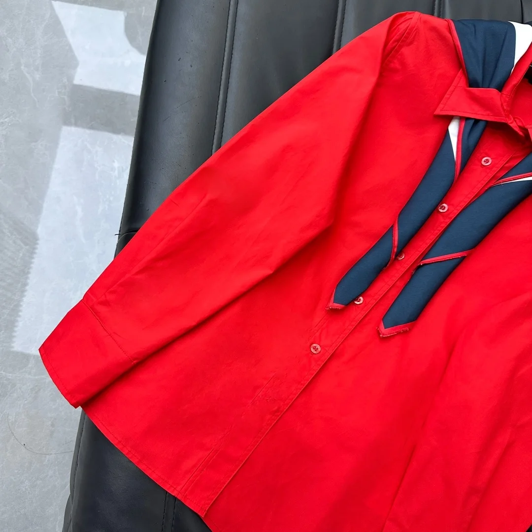 루이비통 트리컬러 모노그램 스카프 셔츠 1AC0CK