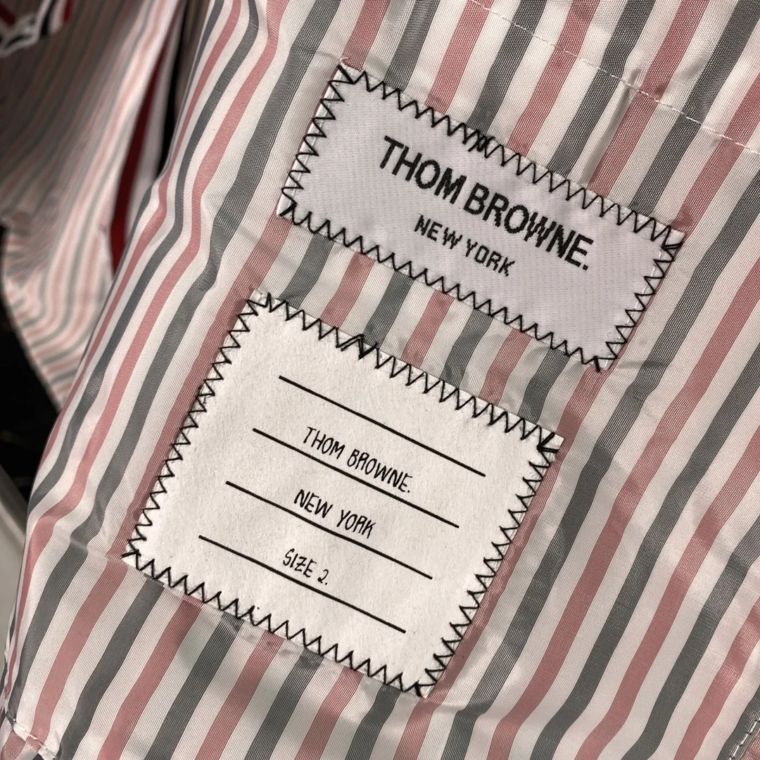 톰브라운 마드라스 4바 셔츠 자켓