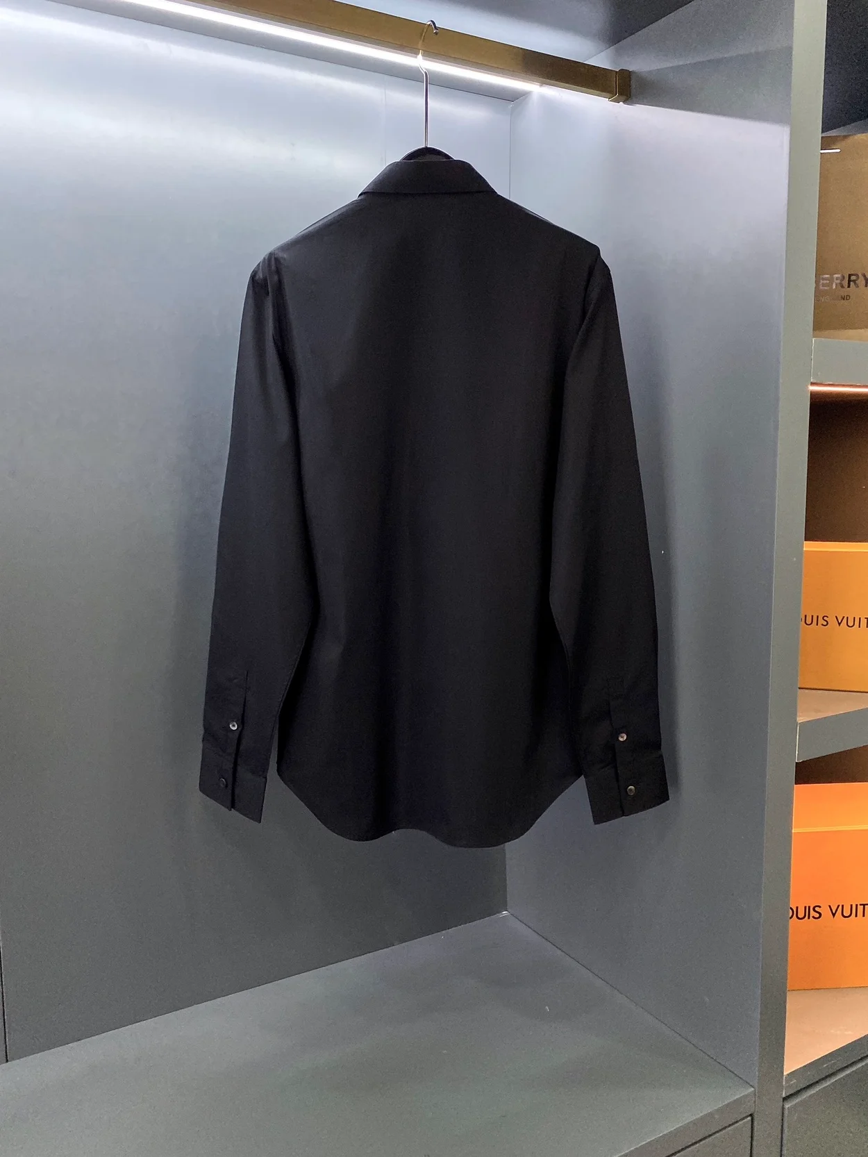 디올 Couture 네이비 코튼 셔츠