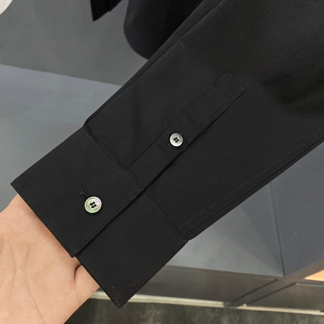 디올 Couture 네이비 코튼 셔츠