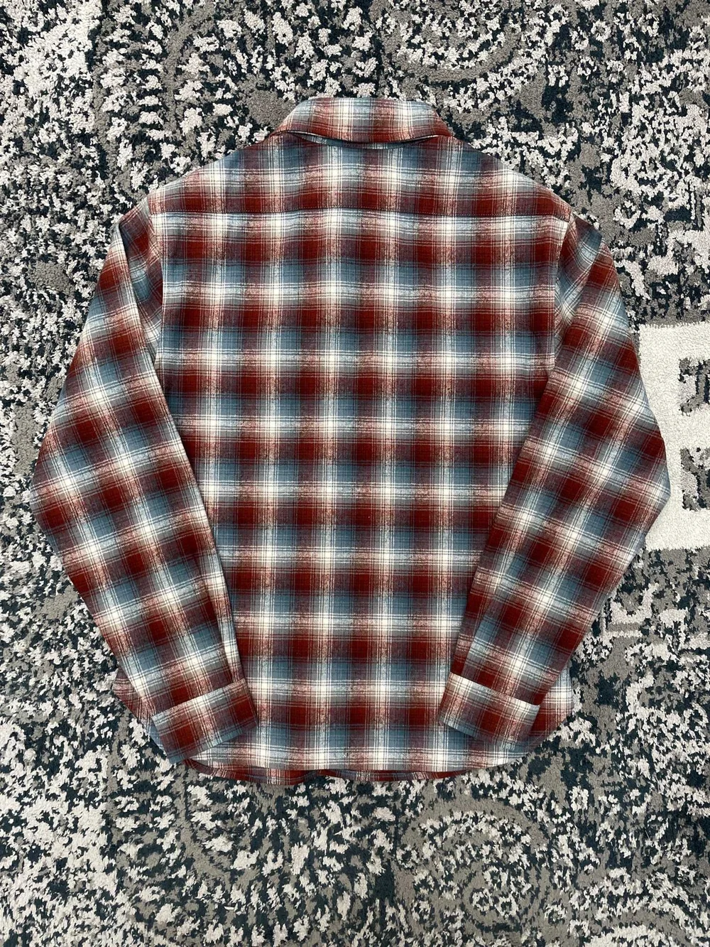 메종 마르지엘라 팬들턴 체크 울 셔츠