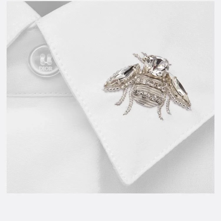 디올 BEE 화이트 셔츠