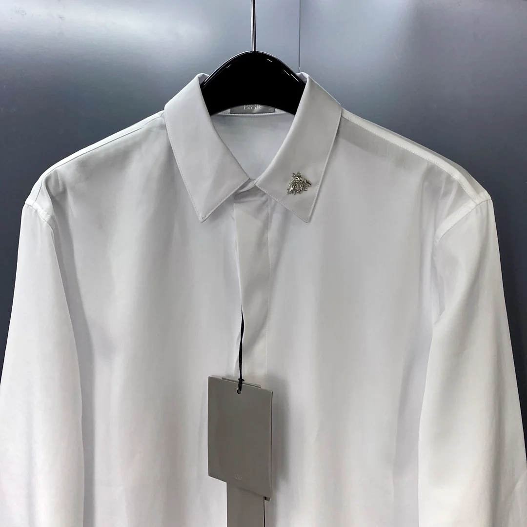 디올 BEE 화이트 셔츠
