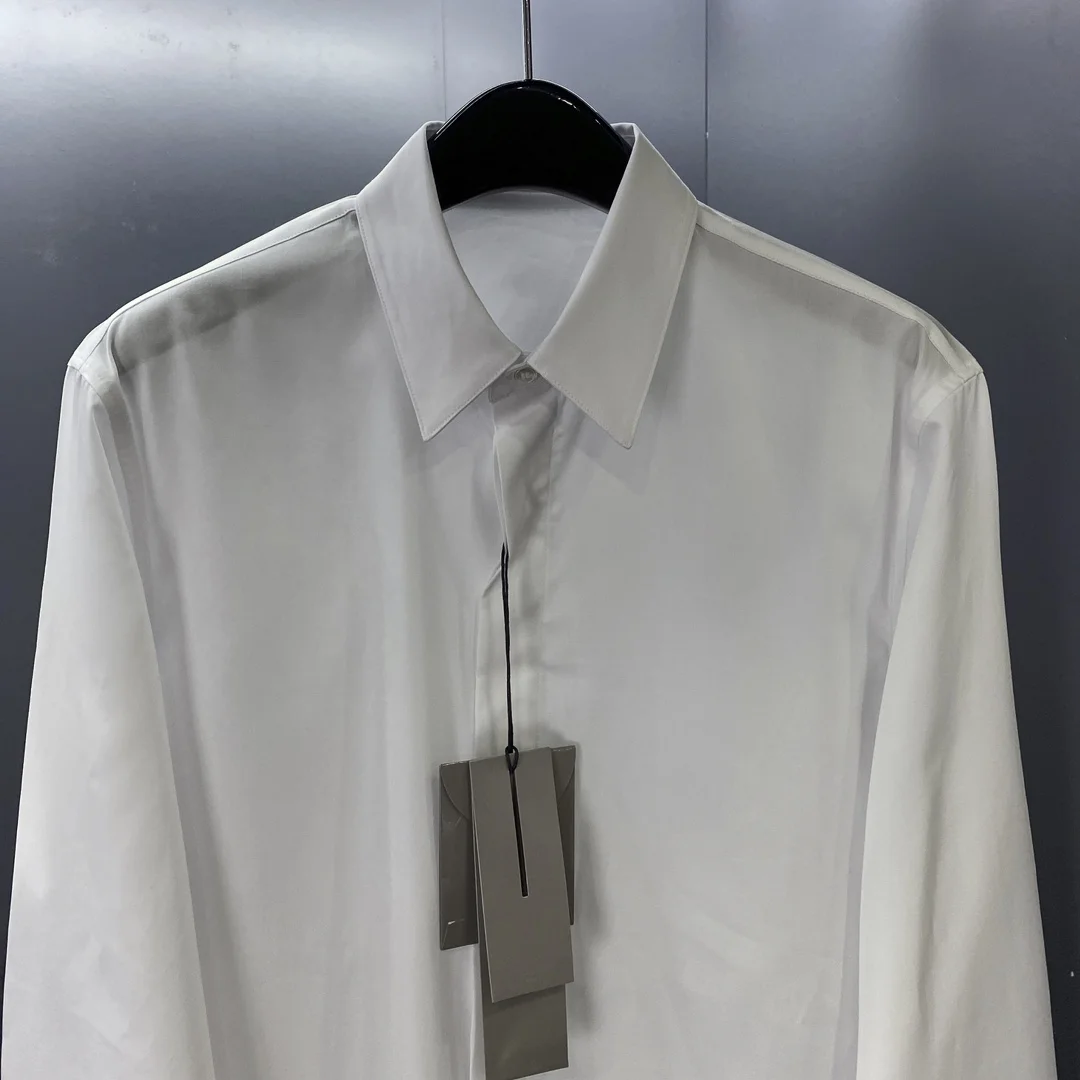 디올 오블리크 셔츠 화이트 코튼