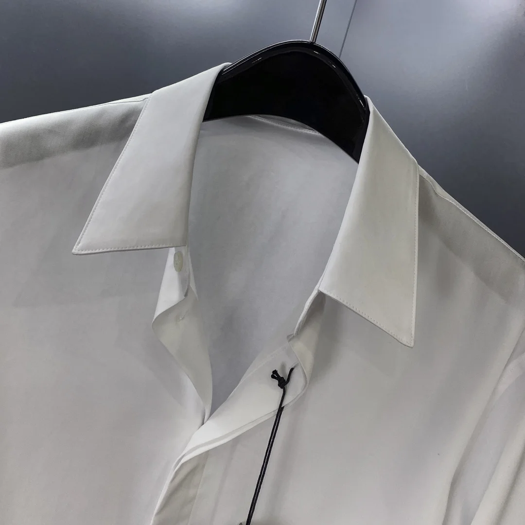 디올 오블리크 셔츠 화이트 코튼