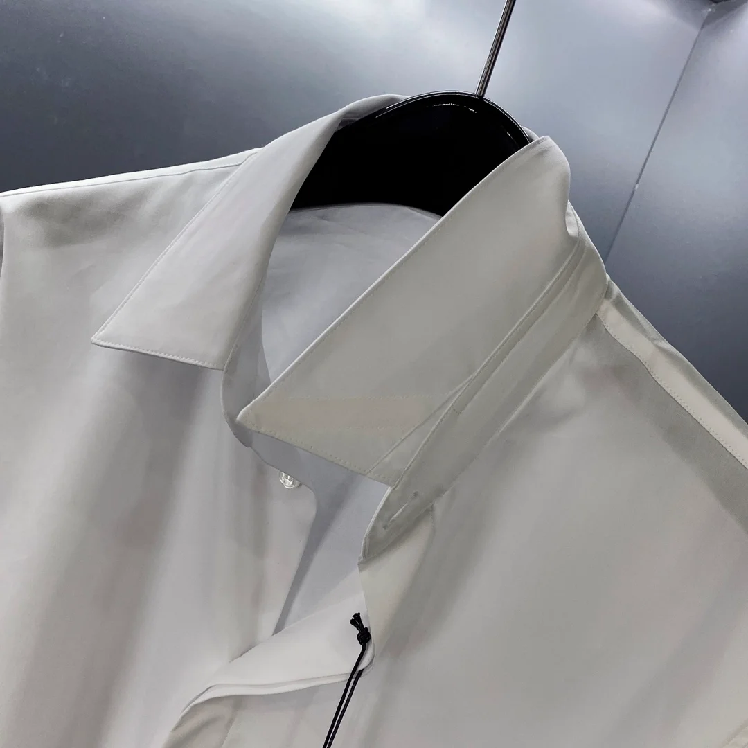 디올 오블리크 셔츠 화이트 코튼