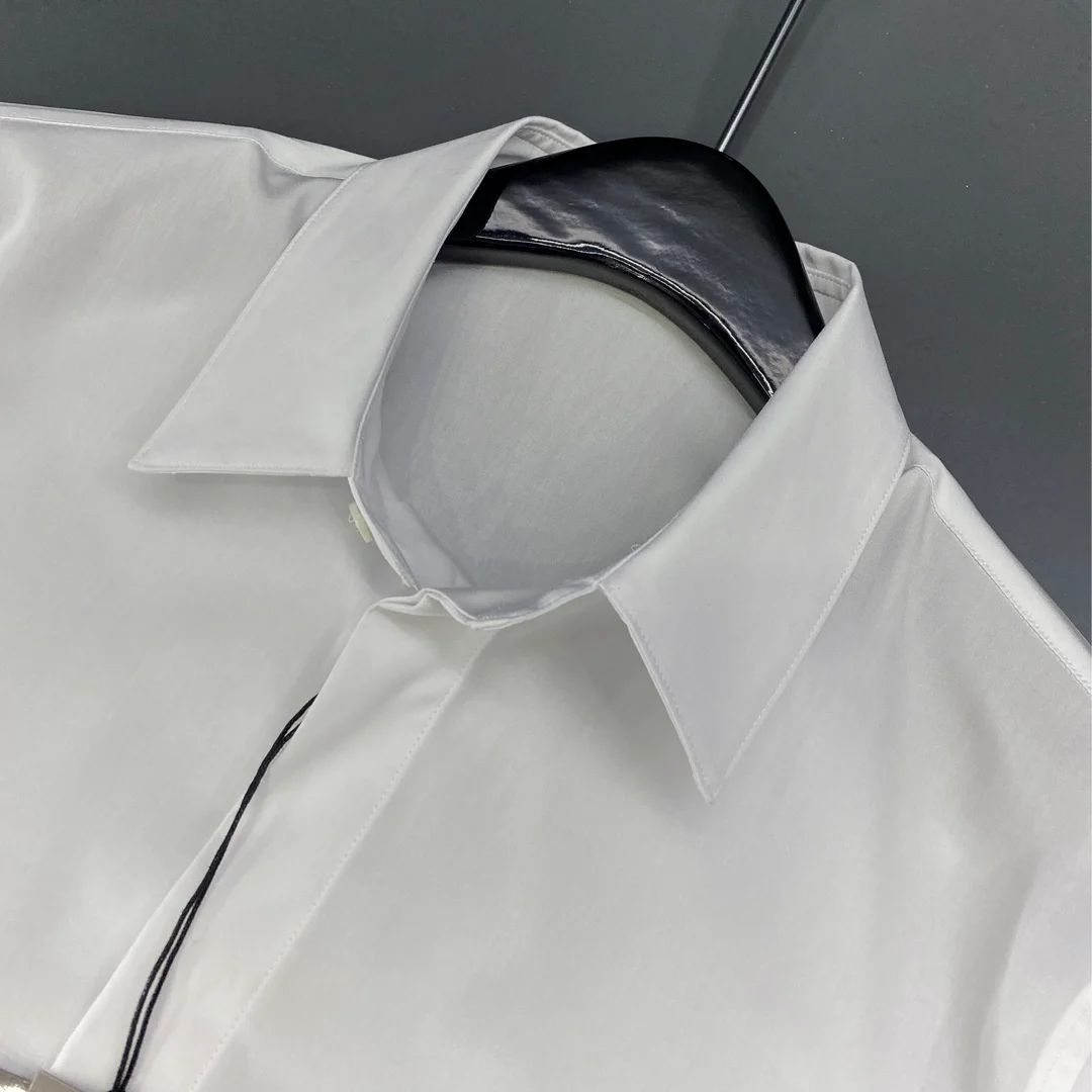 디올 오블리크 셔츠 화이트 코튼